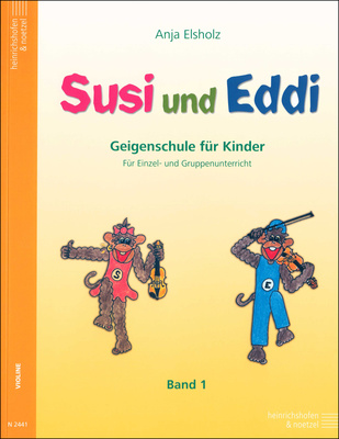 Heinrichshofen Verlag Susi & Eddi Geigenschule 1 smuiko mokomoji literatūra