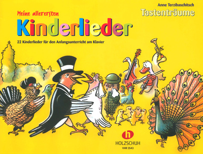 Holzschuh Verlag Meine allerersten Kinderlieder pianinų dainų knyga