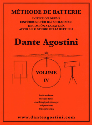 Dante Agostini Méthode De Batterie 4 būgnų mokytojas