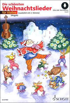 Schott Schönsten Weihnachtslieder Vl smuiko natų knyga