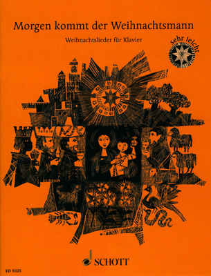 Schott Weihnachtsmann Easy Piano fortepijono dainų knyga