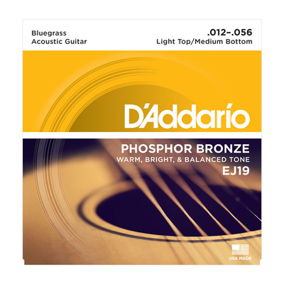 Daddario EJ19 Roundwound akustinės gitaros stygų rinkinys