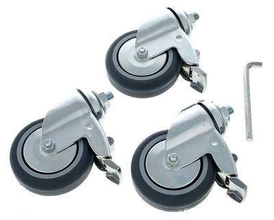 Manfrotto 104 Wheel Set Ø 75 su stabdžiais ratų komplektas