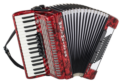 Weltmeister Achat 34/72/III/5/3 Red pianinis akordeonas