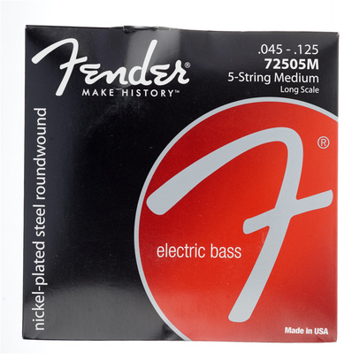 Fender 7250/5-M elektrinės bosinės gitaros stygos  
