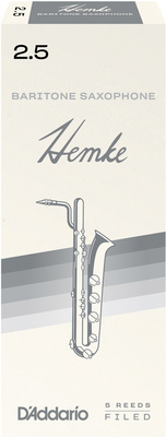 D'Addario Woodwinds Hemke Baritone Saxophone 2.5 baritono saksofono liežuvėlis