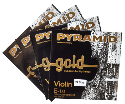 Pyramid Gold Violin Strings 1/4 smuiko stygos