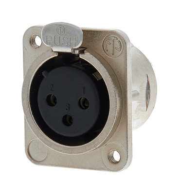 Neutrik NC3 FDM-3-L1 3-pin XLR jungtis (moteriška)