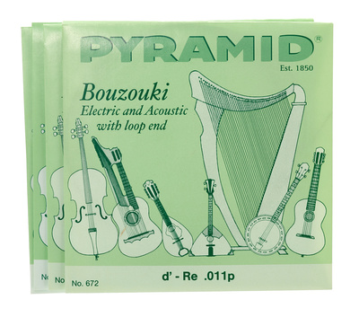 Pyramid Bouzouki Strings 672/8 bouzouki stygos