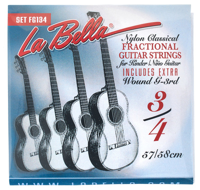 La Bella FG134 3/4 klasikinės gitaros nailoninės stygos