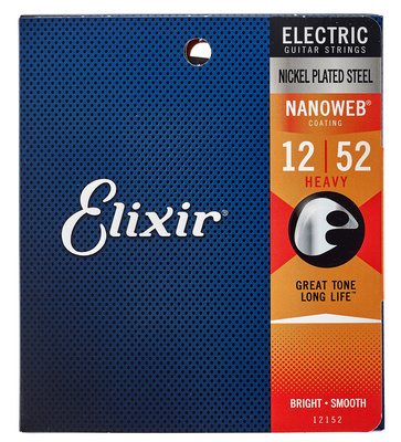 Elixir 12152 Nanoweb Heavy dengtos elektrinės gitaros stygos