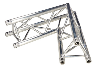 F33C20, F33 60° Grad Ecke, 3-Punkt Traverse, Rohrabstand 29cm (Außen) mit Konischem Verbinder Satz (Schnellverbinder) Bauartgeprüft durch
