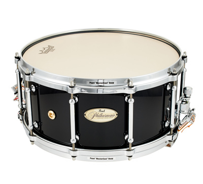 PHP1465 Snare Philharmonic Serie, 14"" x 6,5"", 6lagiger Ahorn Kessel, Gußspannreifen,SR-500 Abhebung mit 3 individuell einstellbaren Teppichen,