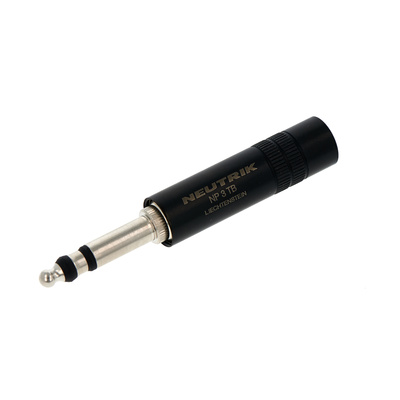Neutrik NP3 TB-B jack jungtis (6.3mm - 1/4")