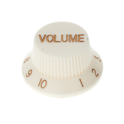 Göldo ST Volume Knob White gitaros rankenėlė