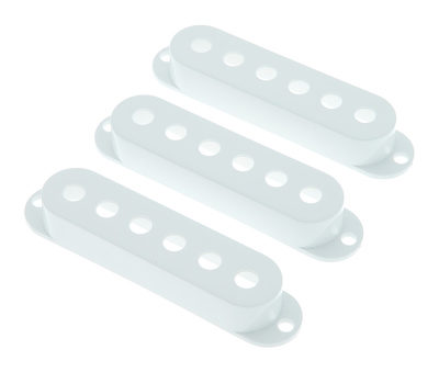 Fender Pickup Covers Strat elektrinių gitarų garso nuėmėjų dangteliai белый
