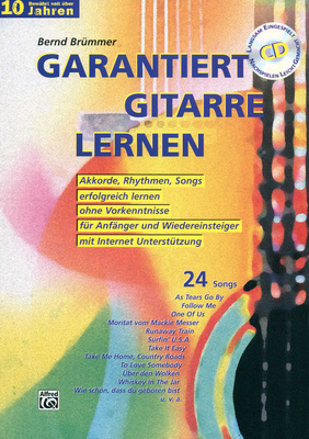 Alfred Music Publishing Garantiert Gitarre Lernen akustinės gitaros mokomoji literatūra