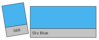 Lee 068 Sky Blue spalvų filtras