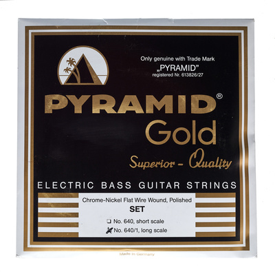 Pyramid Gold Flatwound 040-105 elektrinės bosinės gitaros stygos