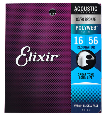 Elixir Resonator Strings resonatorinės gitaros stygos