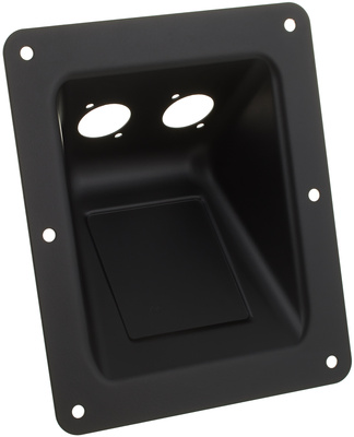 Adam Hall 87160 Dish D-Type Sockets blk įleidžiamosios plokštės