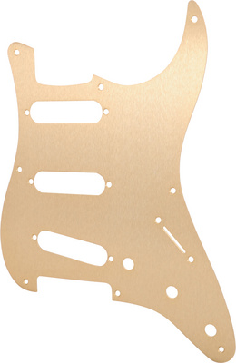 Fender Pickguard SSS Gold Anodized apsauga gitaroms