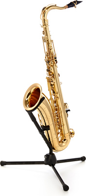 Selmer Super Action 80 II Tenorsaxophon, Goldlack lackiert, mit Gravur, hoch Fis- Klappe, Polsterresonatoren aus Metall, inkl. S80 C* Mundstück und