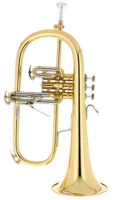 183 Stradivarius Flügelhorn,Perinet-Ventile,S-Bohrung (10,19mm), einteiliges,handgehämmertes Messing Schallstück(152,40mm),Monel Ventile,Trigger