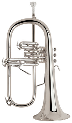 183G S Stradivarius Flügelhorn, Perinet-Ventile,S-Bohrung (10,19mm), einteiliges,handgehämmertes Goldmessing Schallstück(152,40mm),Monel