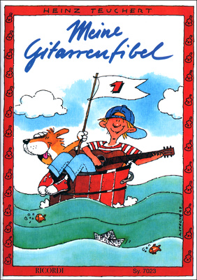 Ricordi Meine Gitarrenfibel 1 akustinės gitaros mokomoji literatūra