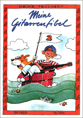Ricordi Meine Gitarrenfibel 2 akustinės gitaros mokomoji literatūra