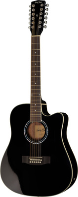 Harley Benton D-200CE-12BK dvylikastygė akustinė gitara