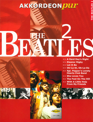 Holzschuh Verlag Akkordeon Pur Beatles 2 akordeono natų knyga