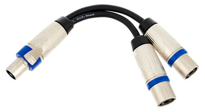 pro snake Speaker Twist Adaptor Y adapterio laidas
