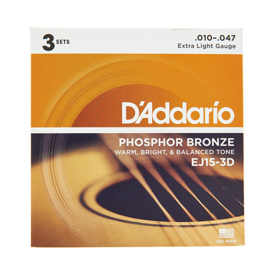 Daddario EJ15-3D akustinės gitaros stygos  