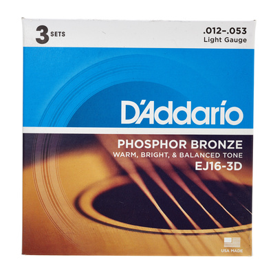 Daddario EJ16-3D akustinės gitaros stygos