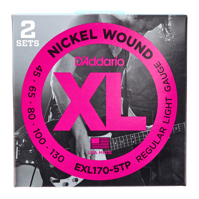 Daddario EXL170-5TP elektrinės bosinės gitaros stygos 045 5 stygų