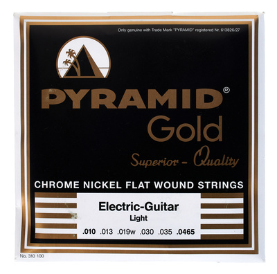 Pyramid Gold Flatwound 010-0465 elektrinės gitaros stygos