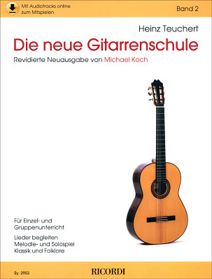 Ricordi Die neue Gitarrenschule 2 akustinės gitaros mokomoji literatūra