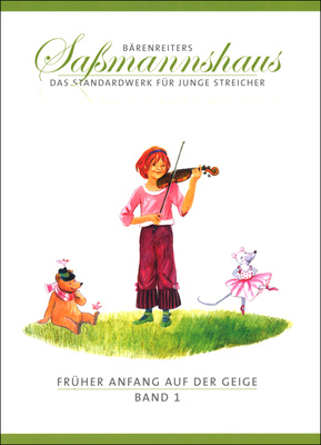 Bärenreiter Saßmannshaus Anfang Geige 1 smuiko mokomoji literatūra