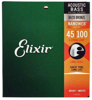 Elixir Nanoweb Acoustic Long Scale akustinės bosinės gitaros stygos