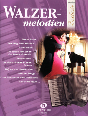 Holzschuh Verlag Walzermelodien akordeono natų knyga