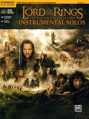 Warner Bros. Lord Of The Rings 1-3 smuiko natų knyga