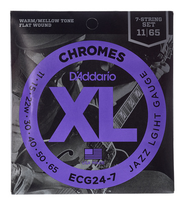 Daddario ECG24-7 plokščiosios elektrinės gitaros stygos