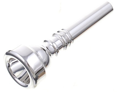 7 Mundstück für Flügelhorn, Kesseldurchmesser 16,20mm, mittelbreiter Rand, versilbert