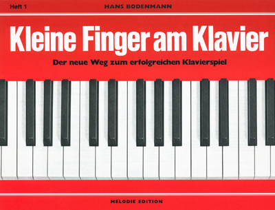 Edition Melodie Kleine Finger am Klavier 1 fortepijono mokomoji literatūra