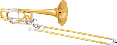 Conn ® 62HI Bb/F/D/Gb Bassposaune mit 2 Ventilen, Inline Ventilanordnung, open wrap Bauart, .562"" (14.27mm) Bohrung, einteiliges, handgehämmertes Ø 9