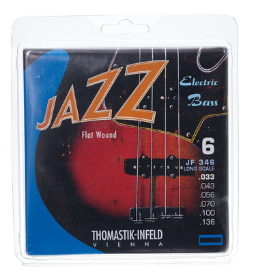 Thomastik JF 346 plokščios elektrinės bosinės gitaros stygos