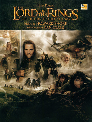Warner Bros. Lord Of The Rings 1-3 Easy pianino dainų knyga