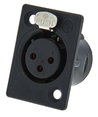 Neutrik NC3 FP-B-1 3-pin XLR jungtis (moteriška)